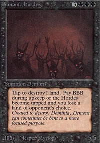 Hordes dmoniaques - Limited (Alpha)