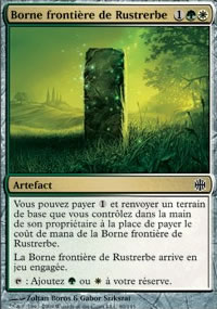 Borne frontire de Rustrerbe - 