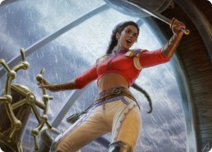 Sisay, Weatherlight Captain - Art - Modern Horizons - Art Series