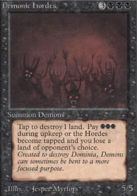 Hordes dmoniaques - Limited (Beta)