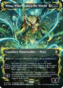 Nissa, celle qui fait trembler le monde - Bloomburrow Commander Decks