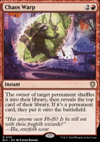 Chaos Warp - Bloomburrow Commander Decks