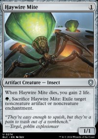 Haywire Mite - Bloomburrow Commander Decks