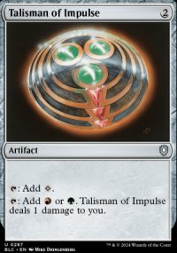 Talisman of Impulse - Bloomburrow Commander Decks