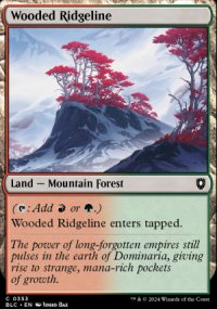 Wooded Ridgeline - Bloomburrow Commander Decks