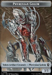 Phyrexian Golem - Bloomburrow Commander Decks