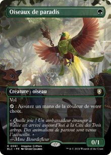 Oiseaux de paradis - Bloomburrow Commander Decks