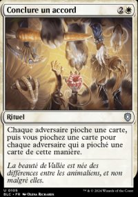 Conclure un accord - Bloomburrow Commander Decks