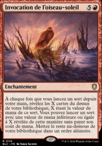 Invocation de l'oiseau-soleil - Bloomburrow Commander Decks