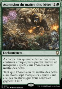 Ascension du matre des btes - Bloomburrow Commander Decks