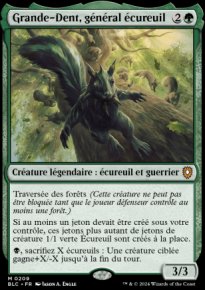 Grande-Dent, gnral cureuil - Bloomburrow Commander Decks