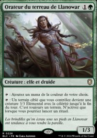 Orateur du terreau de Llanowar - Bloomburrow Commander Decks