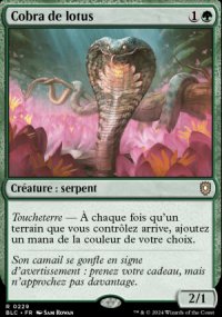 Cobra de lotus - Bloomburrow Commander Decks