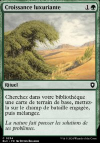 Croissance luxuriante - Bloomburrow Commander Decks