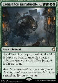 Croissance surnaturelle - Bloomburrow Commander Decks