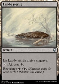 Lande strile - Bloomburrow Commander Decks