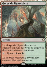 Gorge de Lignecuivre - Bloomburrow Commander Decks