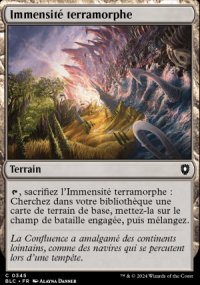 Immensit terramorphe - Bloomburrow Commander Decks