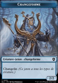 Jeton Changeforme - Bloomburrow Commander Decks