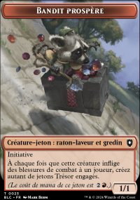 Jeton Bandit prospre - Bloomburrow Commander Decks