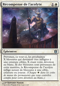 Rcompense de l'acolyte - 