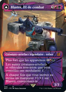 Blaster, DJ de combat<br>Blaster, booster de moral