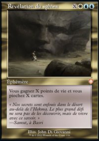 Rvlation du sphinx - 