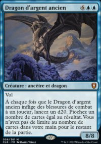 Dragon d'argent ancien - 