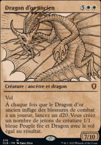 Dragon d'or ancien - 