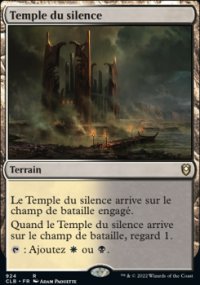 Temple du silence - 