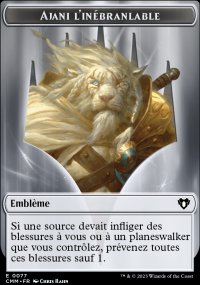 Emblme Ajani l'inbranlable - 