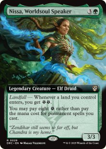 Nissa, Worldsoul Speaker - Aetherdrift Commander Decks