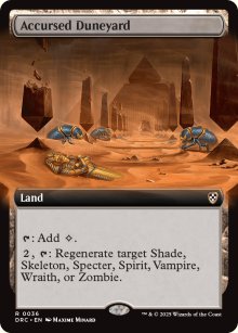 Accursed Duneyard - Aetherdrift Commander Decks