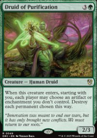 Druid of Purification - Aetherdrift Commander Decks