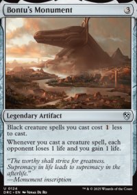 Bontu's Monument - Aetherdrift Commander Decks