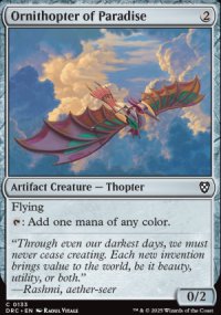 Ornithopter of Paradise - Aetherdrift Commander Decks