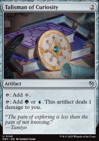 Talisman of Curiosity - Aetherdrift Commander Decks