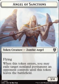 Angel of Sanctions Token - Aetherdrift Commander Decks