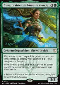 Nissa, oratrice de l'me du monde - Aetherdrift Commander Decks