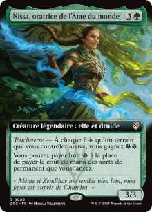 Nissa, oratrice de l'me du monde - Aetherdrift Commander Decks