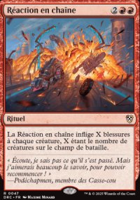 Raction en chane - Aetherdrift Commander Decks