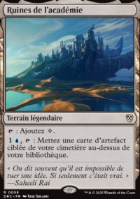 Ruines de l'acadmie - Aetherdrift Commander Decks