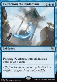 Extraction du lendemain - Aetherdrift Commander Decks