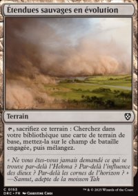 tendues sauvages en volution - Aetherdrift Commander Decks