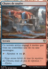 Chutes de soufre - Aetherdrift Commander Decks