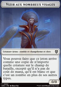 Jeton Vizir aux nombreux visages - Aetherdrift Commander Decks