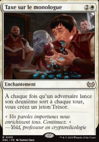 Taxe sur le monologue - Duskmourn House of Horrors: Commander Decks