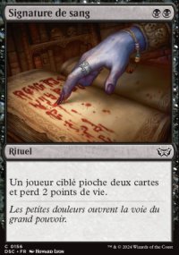 Signature de sang - Duskmourn House of Horrors: Commander Decks