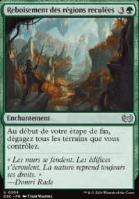 Reboisement des rgions recules - Duskmourn House of Horrors: Commander Decks