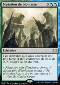 Mutation de biomasse - Duskmourn House of Horrors: Commander Decks